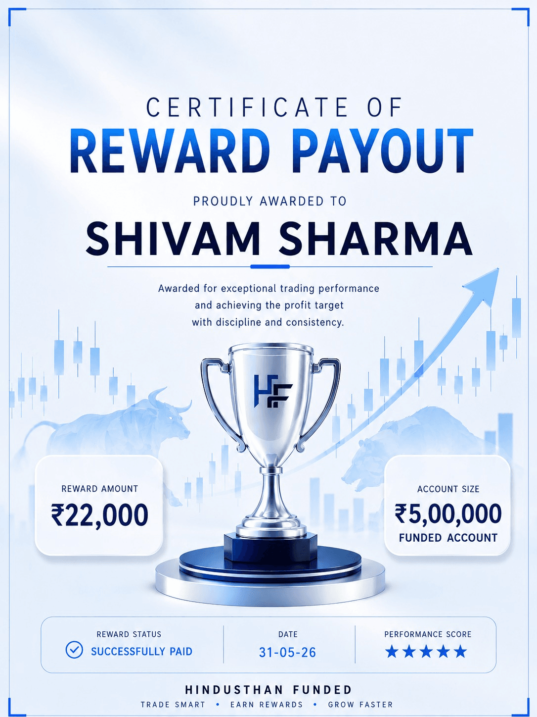 Hindustan Funded Reward Certification 3